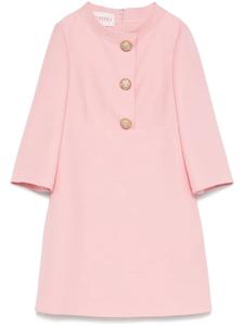 Платье-мини Valentino Garavani свободного кроя, розовый