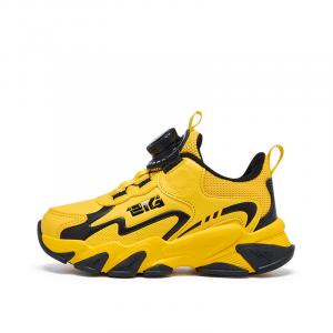 Противоскользящая, противоударная, амортизирующая, износостойкая, с упругим отскоком, водонепроницаемая детская повседневная обувь Big Wasp, bee желтый