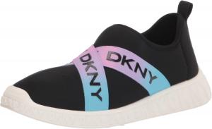 Повседневные и модные кроссовки для девочек DKNY, белый/черный