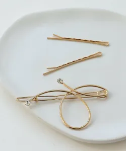 Набор заколок для волос Three Four Time/Rheinmetall Arrange Set, цвет Gold