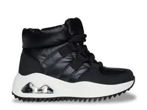 Ботинки женские зимние Skechers Uno Peaks из нейлона на шнуровке, черный