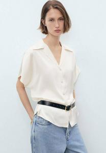 Блуза Mango SHORT-SLEEVED, Off-White