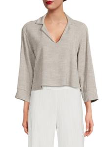 Атласный топ Renee C., белый мульти