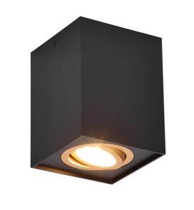 Светодиодный потолочный светильник MeineWunschleuchte Aufbauspots, черный/золотой