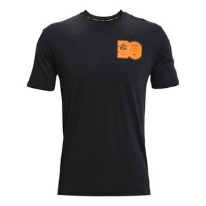 Футболка men's curry athleisure casual sports short sleeve black Under Armour, черный