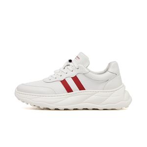 VICKI BROWN Низкие массивные кроссовки мужские бело-красные, цвет White Red