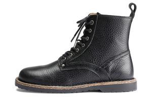 Женские ботинки Birkenstock на плоской подошве, черный