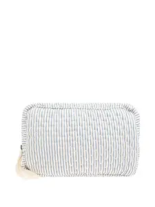 Стеганая сумка с полосками Konges Sløjd, синий