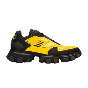 Кроссовки Prada Cloudbust Thunder Knit Black Yellow, желтый