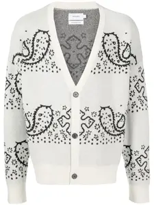 Кардиган в полоску RHUDE, белый