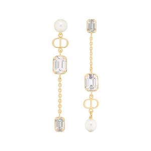 Dior Металлические серьги золотые для женщин