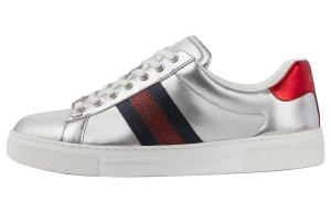 Низкие кроссовки для скейтбординга ACE, женские, серебристые GUCCI, Silver