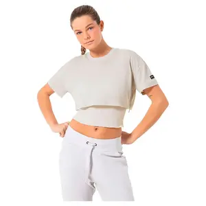 Футболка с коротким рукавом Super.natural Crop, белый