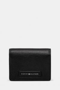 Кожаный кошелек Tommy Hilfiger, черный