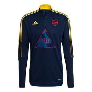 Толстовка adidas x Crossover Afc Hu Tr Top Arsenal Soccer/Football Half Zipper Sports Blue, синий