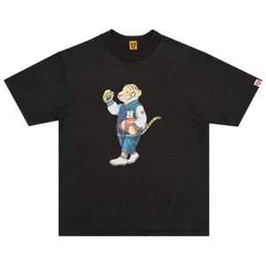 Футболка с рисунком, созданным человеком, № 1, Черная