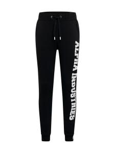 Зауженные брюки Alpha Industries, черный