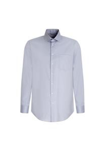 Рубашка деловая черная роза Seidensticker, синий