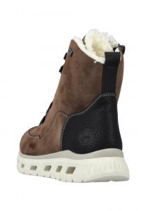 Зимние женские ботинки Rieker с мехом, коричневый