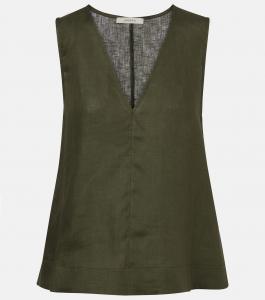 Льняной топ Manta Asceno, Sea Moss Green