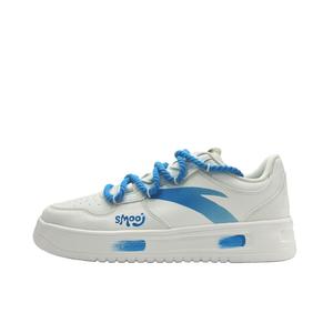 Мужские скейтерские кеды Relaxed с противоскользящей амортизацией и низким верхом ANTA, белый