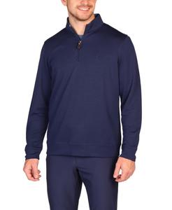 Мужская модальная рубашка с застежкой-молнией до четверти длины Tailorbyrd, Navy