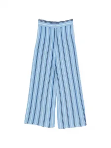 Палаццо с полосатым узором Bompard, синий