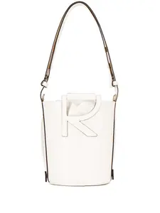Кожаная сумка-ведро Roger Vivier, белый
