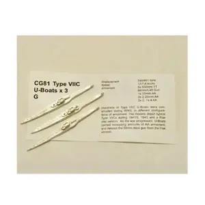 Подводные лодки типа VIIC, Figurehead Ships - WWII Coastal Forces - German (1:1250) (Noble Miniatures)