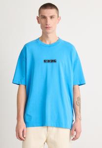 Футболка Mads Nørgaard OPEN END DYE BIG TEE, Malibu Blue/Blue