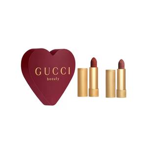 Помада и бальзам для губ Pleuche набор мягкий матовый легко растушевывается натуральный бархатный туман помада 3,5г*2 GUCCI