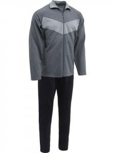 REDBEST Спортивный костюм для отдыха серого меланжевого цвета