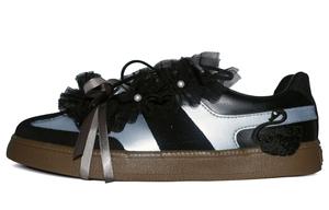 Кроссовки LINING Yunchuan Skateboarding Shoes Women's Low-top Brown, черный