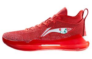 Баскетбольные кроссовки YuShuai 13 мужские, среднего размера, огненно-красные Lining