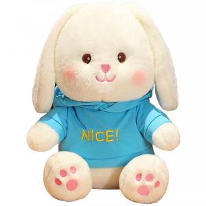 Sweatshirt Nice Rabbit Milk Squirrel Dolls Plush Doll Barbne, синий