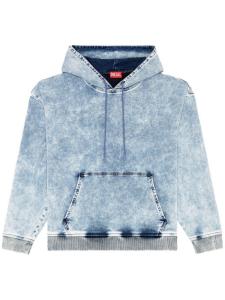Diesel толстовка из денима D-Um-Rib, синий