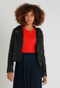 Кожаная куртка с сердечком Maze, Black