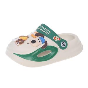 Детские сабо Kids Montagut, белый/зеленый