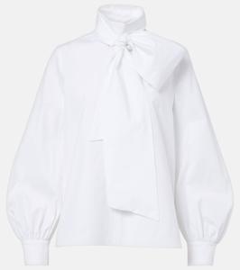 Блуза из поплина Bosforo с добавлением хлопка Max Mara, BIanco Ottico