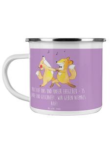 Кофейная кружка 15-я годовщина свадьбы Стеклянная свадьба... в лавандовом сне Mr. & Mrs. Panda