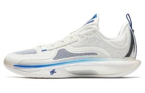 Баскетбольные кроссовки GH5 мужские с низким верхом белые/серебристые/синие Anta