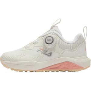 FILA KIDS BOA Abrasion Resistant Low top детские тренировочные туфли White для детей 3-7 лет