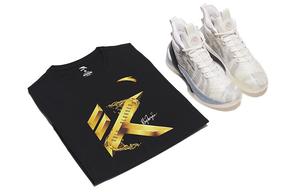 Баскетбольные кроссовки KT7 Pro мужские низкие серые/белые Anta