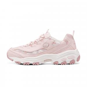 Skechers Женские кроссовки D'LITES 1.0 Low Top Chunky, светло-розовые