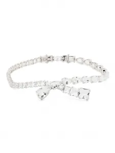 Колье Matrix Swarovski, серебяный