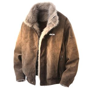 Куртка Unisex Stand Collar Fleece lined Instructor X1617, coffee mountain hawk jacket