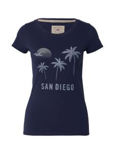 Рубашка HOLLISTER, темно-синий/светло-синий