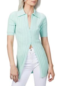 Waverly вязаный топ в мятном цвете RONNY KOBO