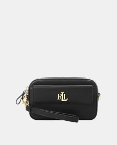 Маленькая женская кожаная сумочка Lauren Ralph Lauren, черный