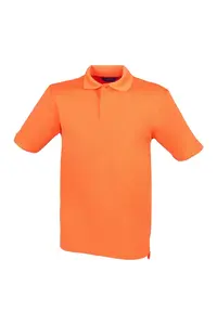 Рубашка поло Coolplus из пике Henbury, оранжевый